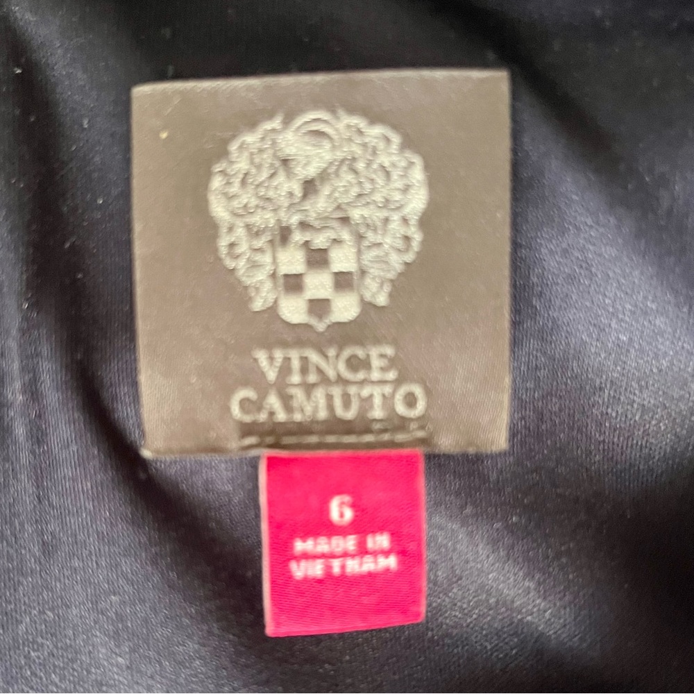 Vince Camuto Color Block Printed Sheath Scuba Dress SIze 6 - Picture 4 of 4